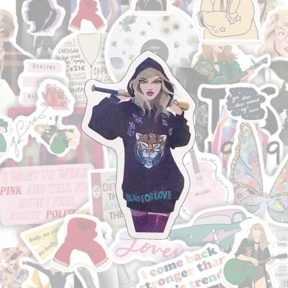 5 for $10 or 12 for $20 | Folklore Evermore Stickers Vintage Taylor Swift